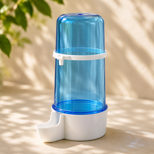 Bird Feeder & Water Bottle for Cages