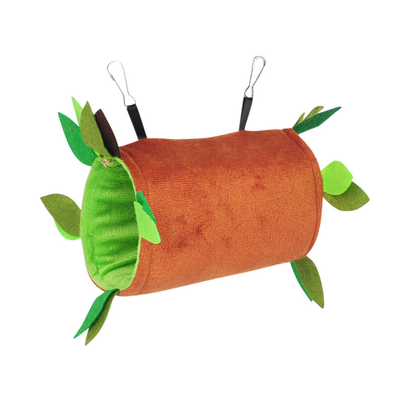 Plush Tree-Themed Small Pet Hammock Toy