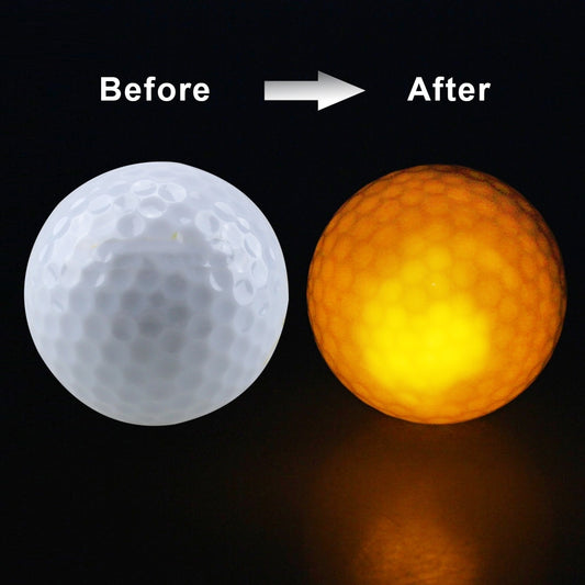 LED Glow Golf Balls for Tiny Dogs – Durable Light-Up Fetch Golf Balls