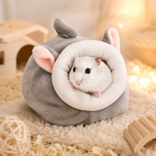 Hamster Plush Sleeping Spot – Soft Warm and Cotton