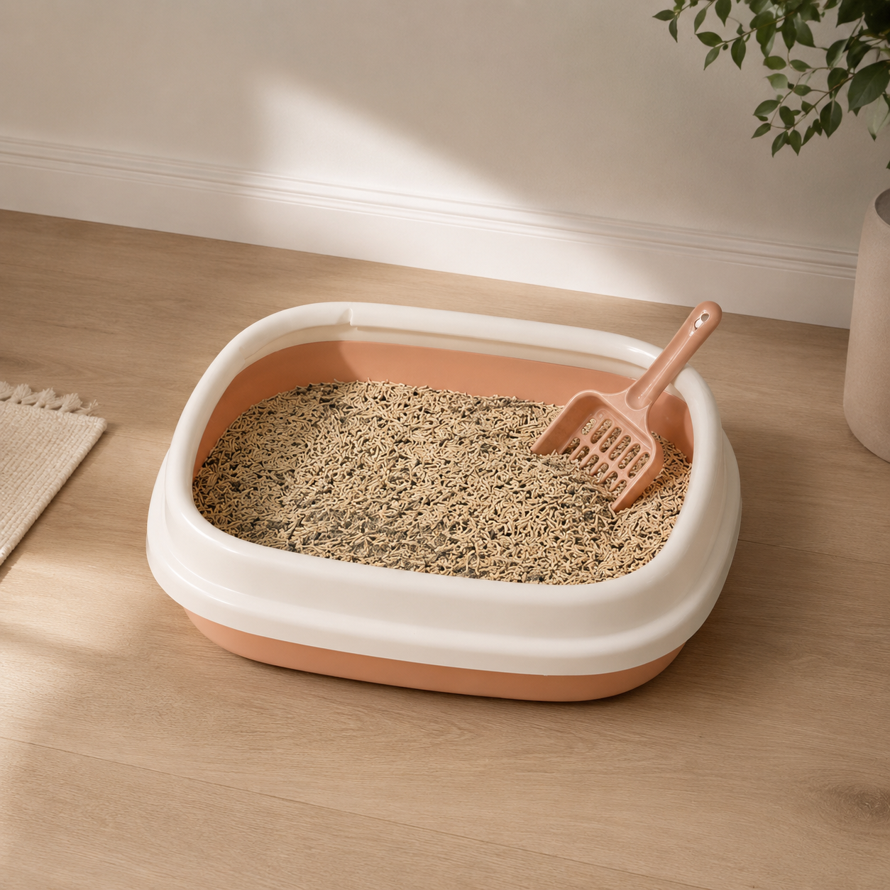 Anti-Splash Cat Litter Box