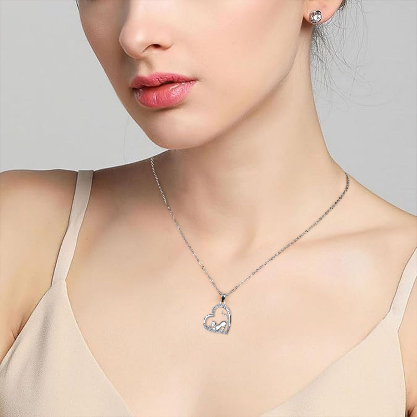 Elegant Cat Lover Necklace
