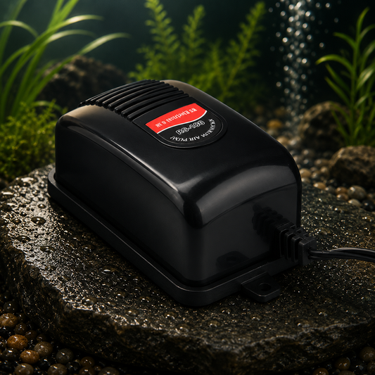 Compact Aquarium Air Pump RS-180 β Quiet Fish Tank Oxygen Pump (2.5L/min)