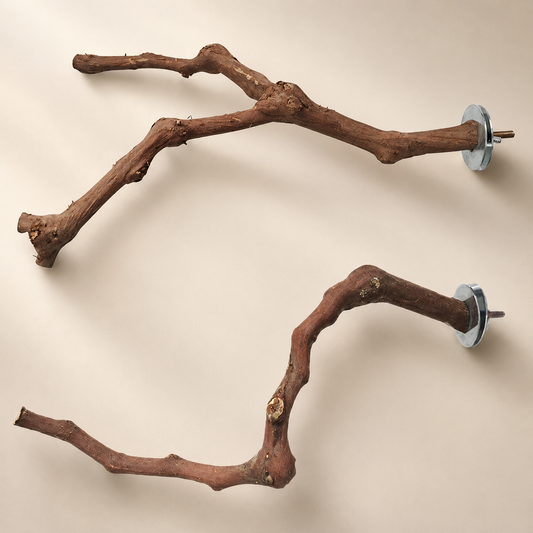 Natural Branch Bird Cage Perch