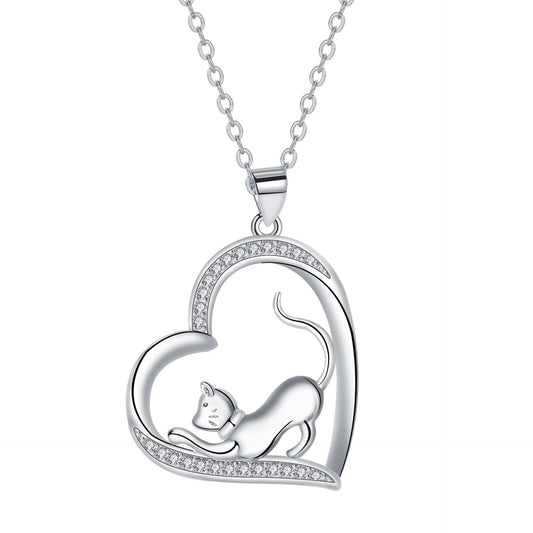 Elegant Cat Lover Necklace
