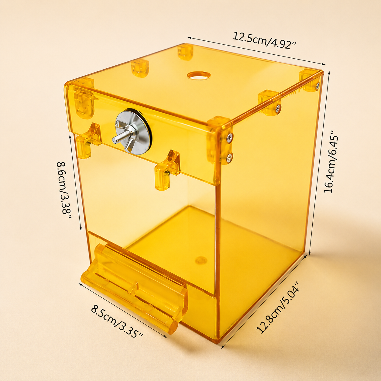 External Bird Bath Cage Attachment