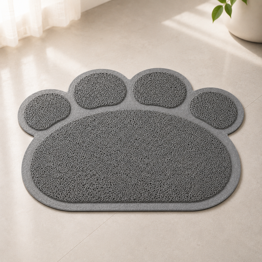 Large Cat Paw Litter Mat – Anti-Tracking, Easy-Clean Floor Protector