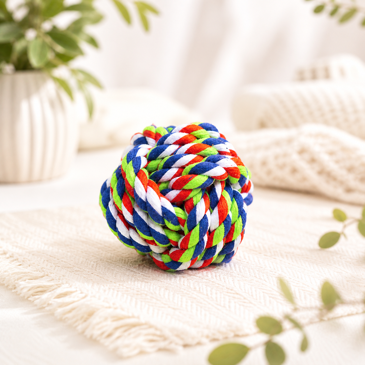 Pet Toy Cotton Rope Ball