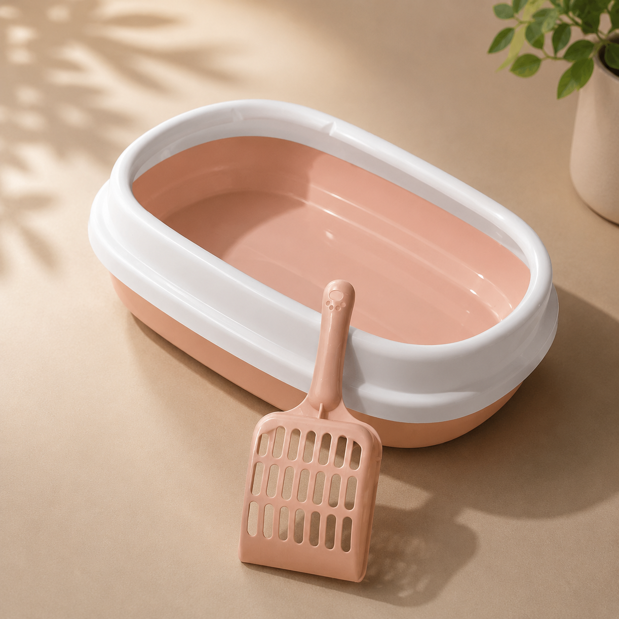 Anti-Splash Cat Litter Box