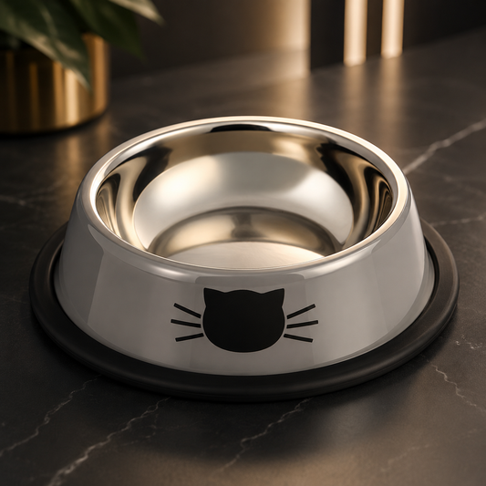Non-Slip Stainless Cat Bowl
