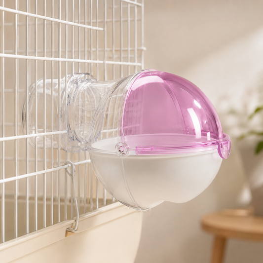 External Hamster Sand Bath Box