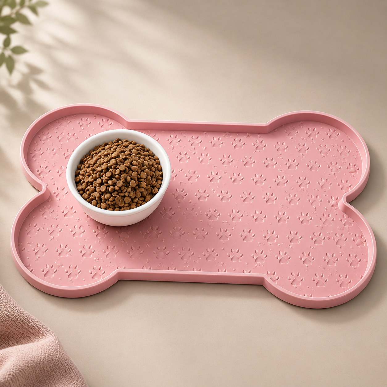 Non-Slip Silicone Pet Feeding Mat – Waterproof Dog Placemat