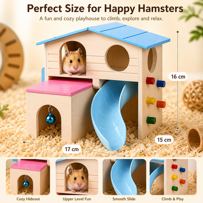 Hamster Playhouse with Slide