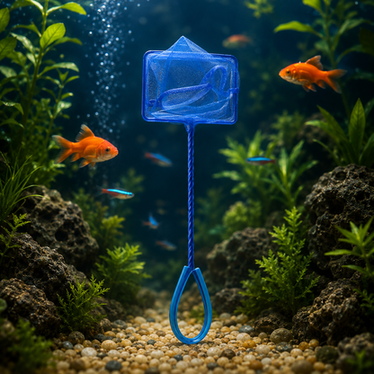 Aquarium Fish Net – 4”, 5” & 6” Sizes (Soft Mesh)