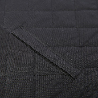 Dog Car Seat Hammock Cover with Mesh Window & Storage Pocket