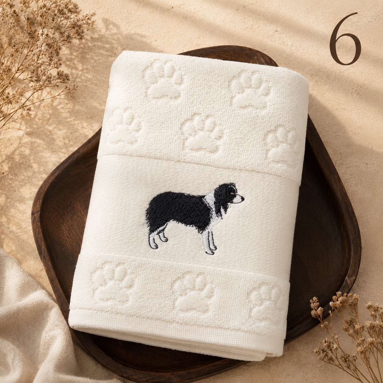 Soft Embroidered Cotton Towel