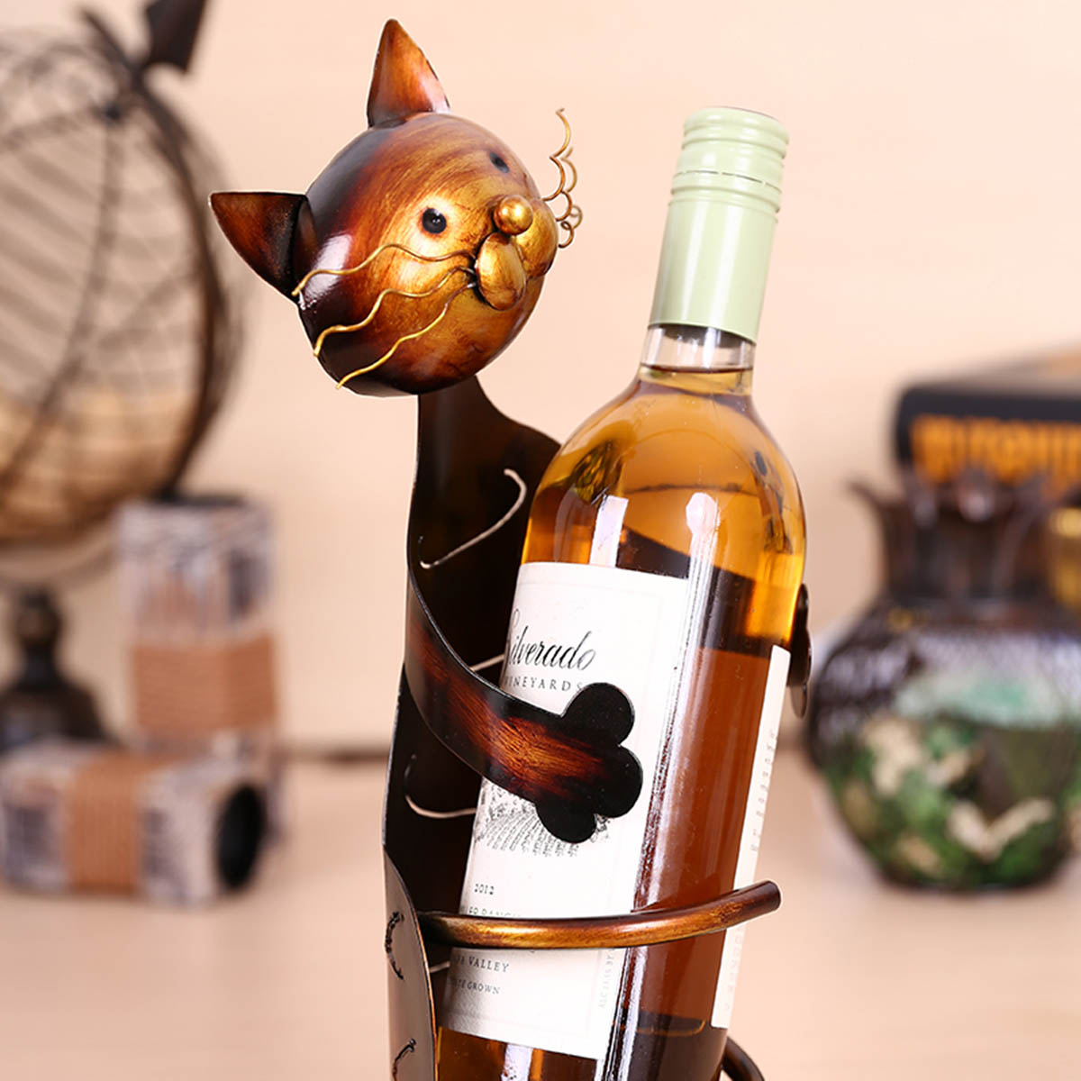 Artistic Cat Wine Bottle Holder