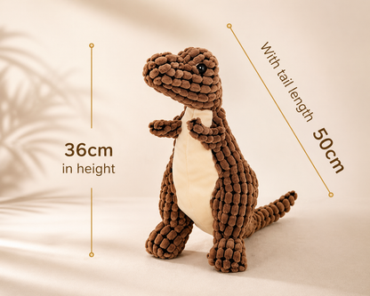 Cute Dino Plush Squeaky Toy for Dogs