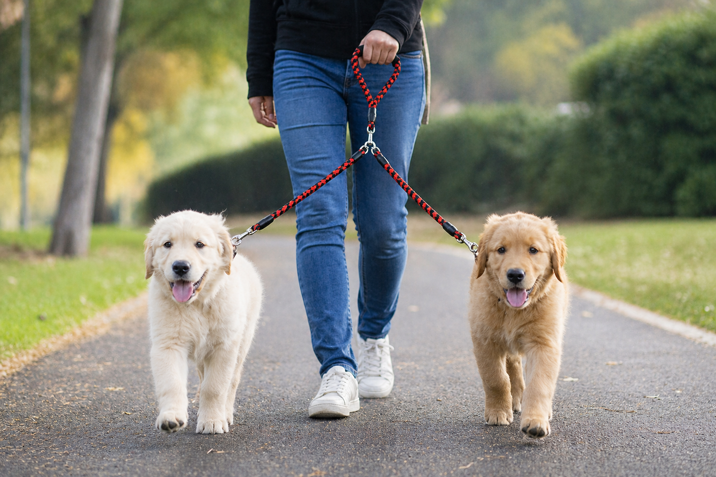Double-Ended Dog Leash (Dual Control Lead)