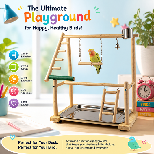The “Tweet Retreat” Bird Playground Stand