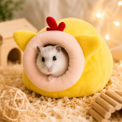 Hamster Plush Sleeping Spot – Soft Warm and Cotton