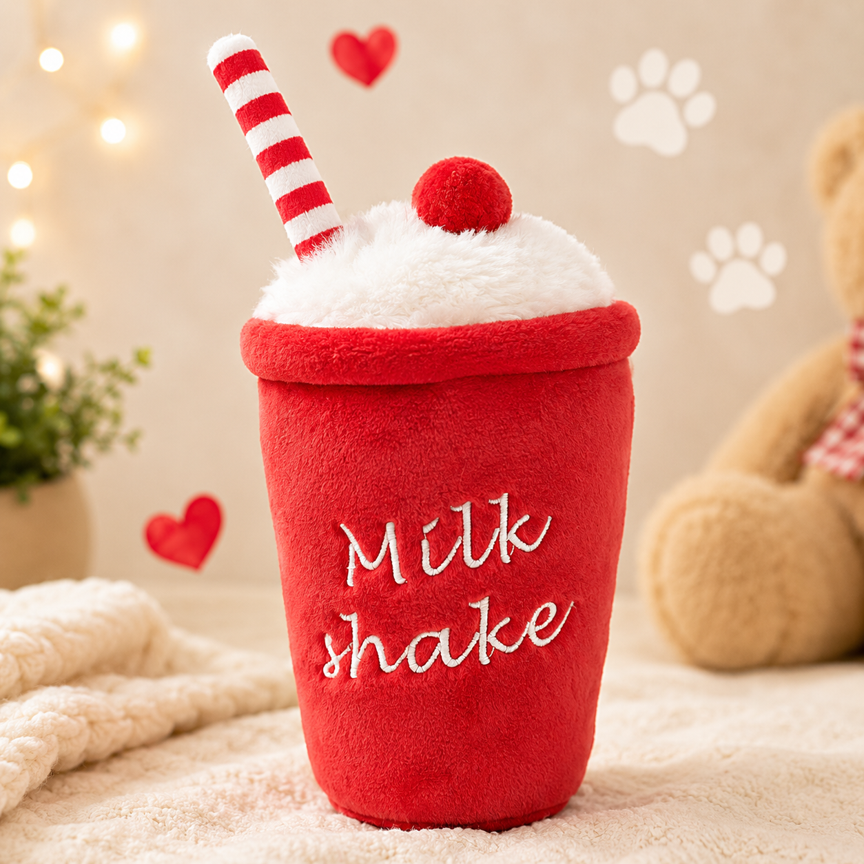 Cute Fast Food Plush Dog Toy Collection