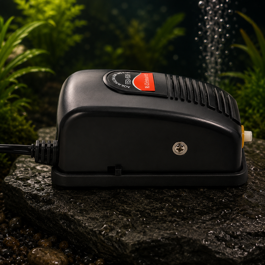 Compact Aquarium Air Pump RS-180 – Quiet Fish Tank Oxygen Pump (2.5L/min)
