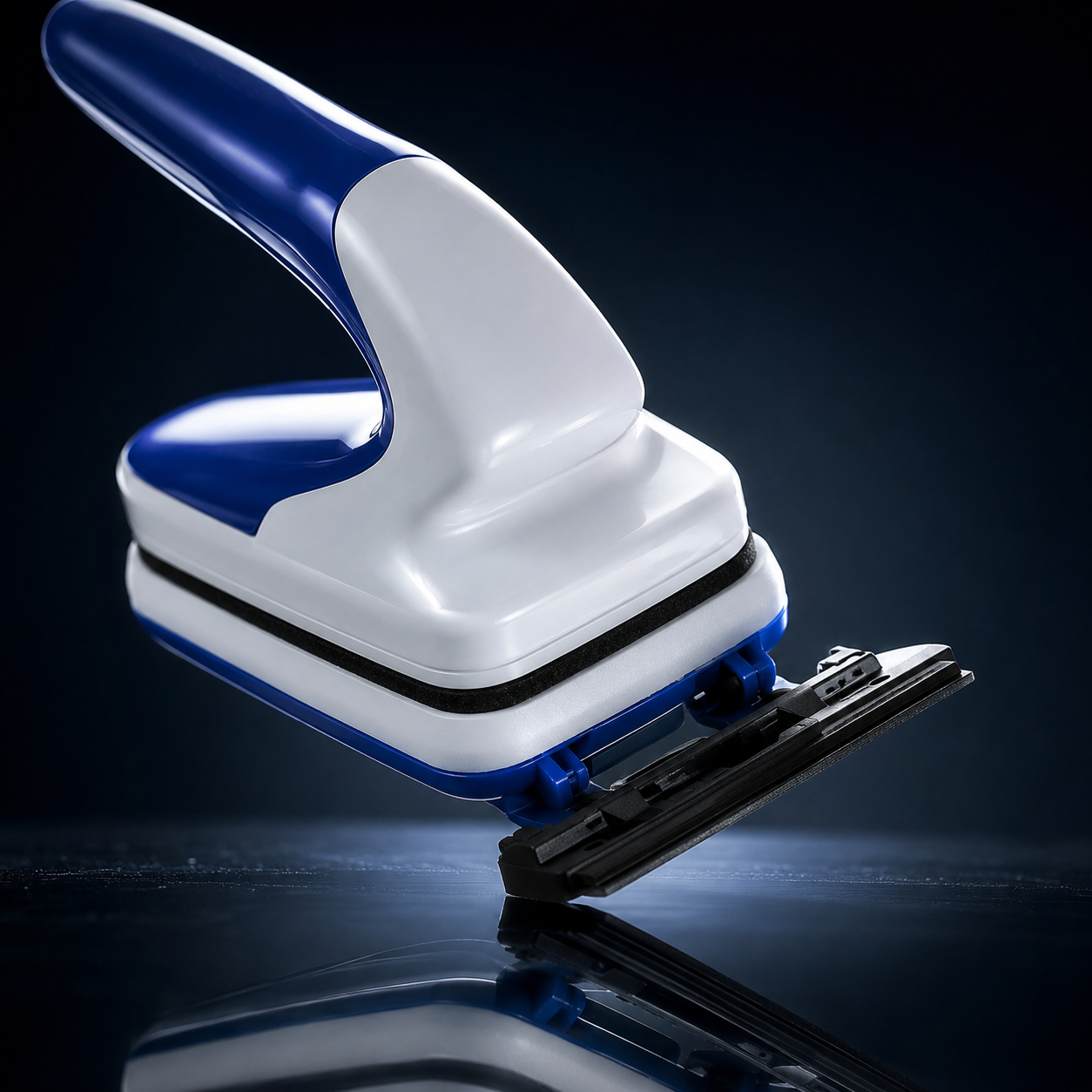Magnetic Aquarium Glass Cleaner with Built-In Blade – Safe Algae Removal Tool