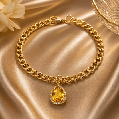 Enchanted Drop Gem Cat Collar