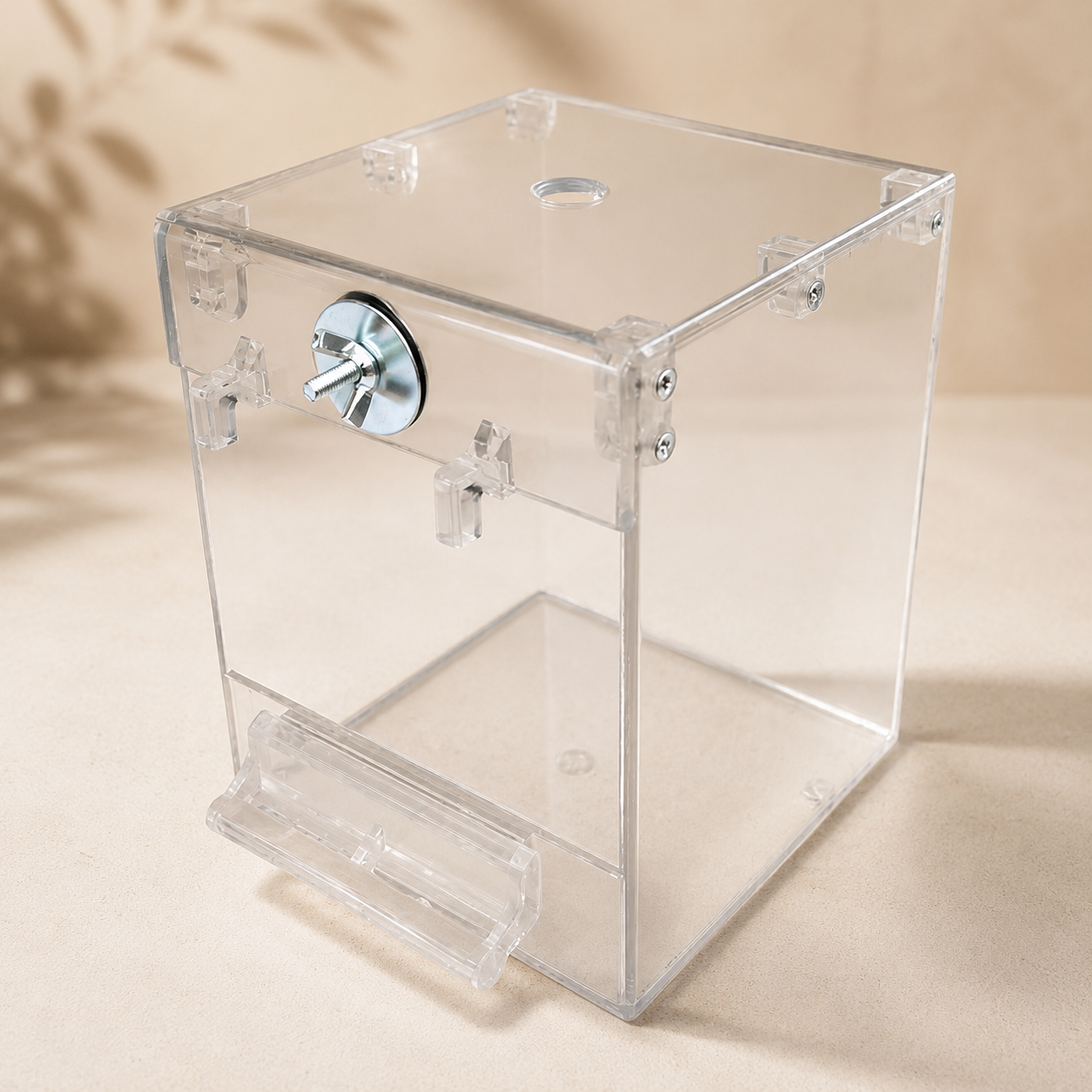 External Bird Bath Cage Attachment