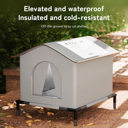 Insulated Outdoor Cat & Small Animal House / The Warm Retreat
