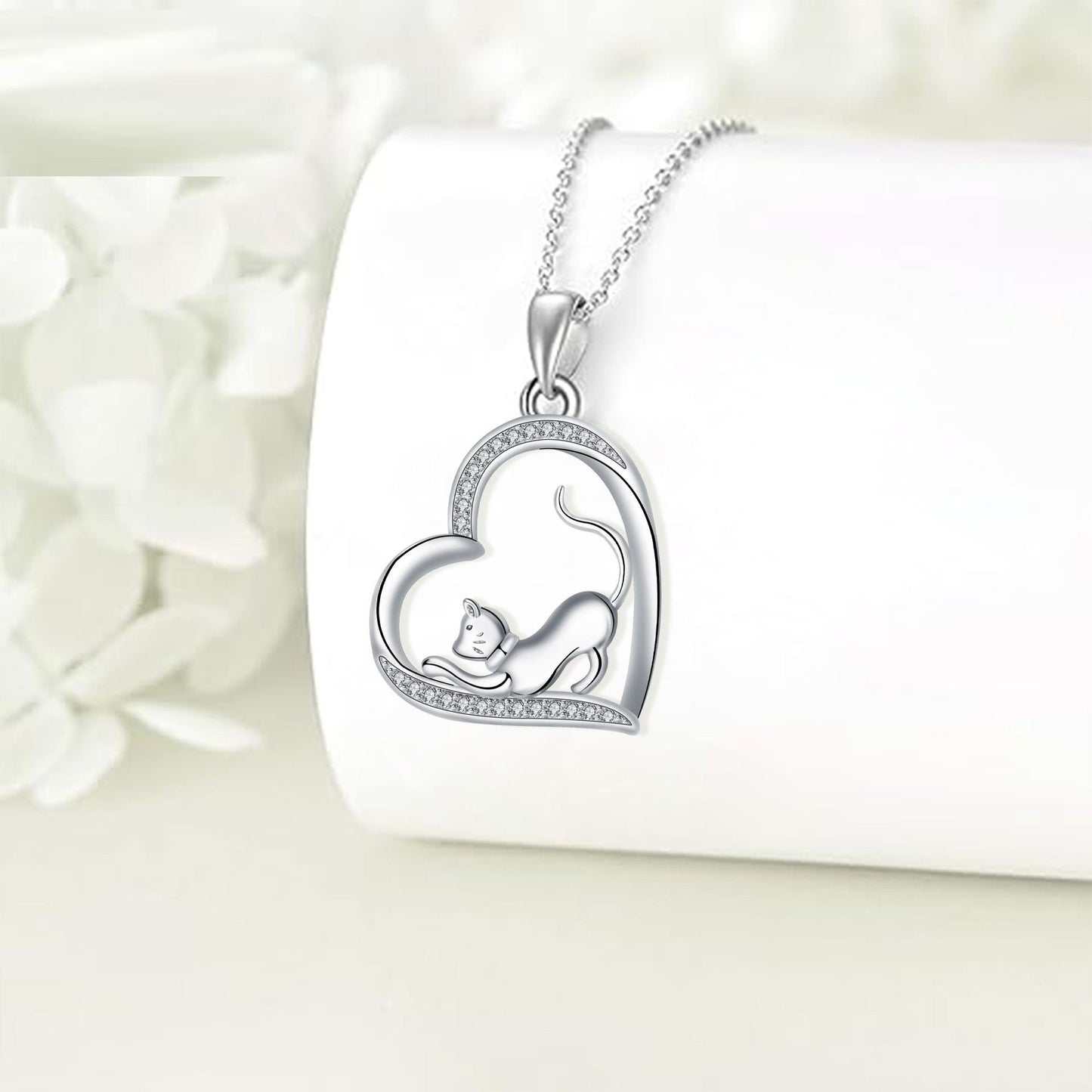 Elegant Cat Lover Necklace