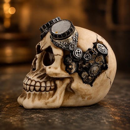 Punk Rock Skull Aquarium & Reptile Tank Décor