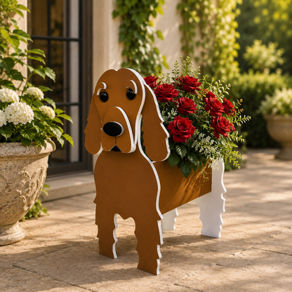 Paws & Petals Dog Planter