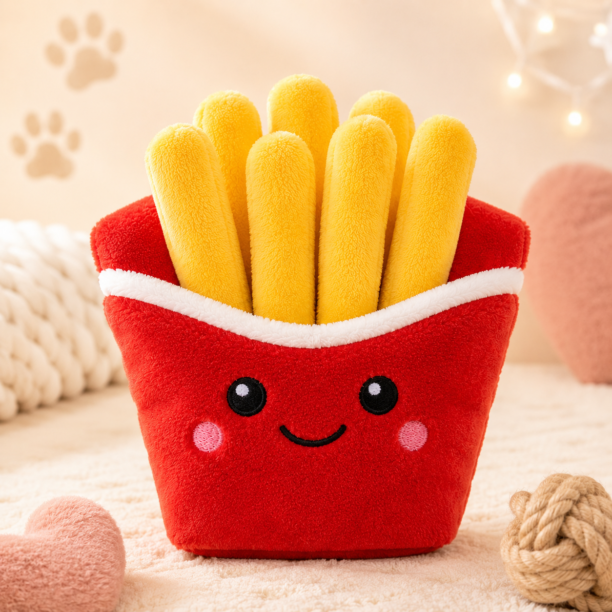 Cute Fast Food Plush Dog Toy Collection