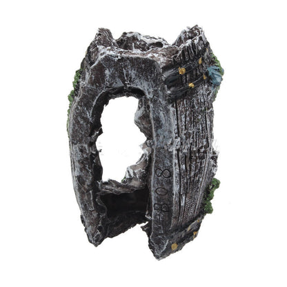 Aged Barrel Aquarium Ornaments – Resin Fish Tank Hideaway Décor