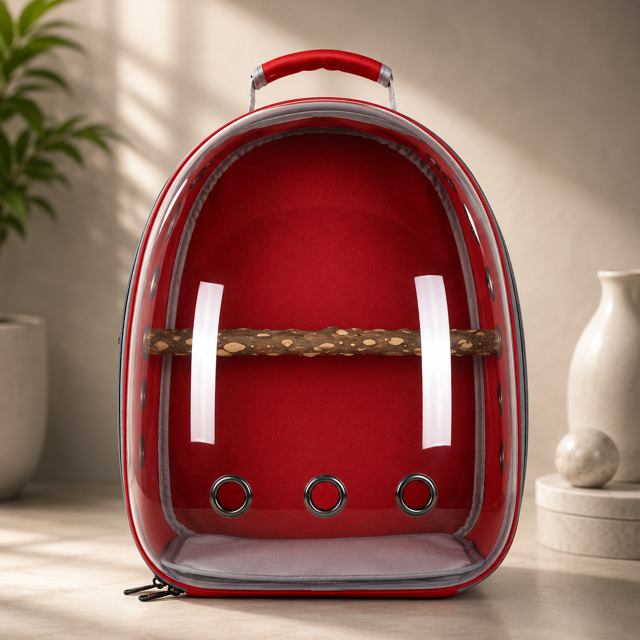 Clear View Bird Travel Backpack Carrier