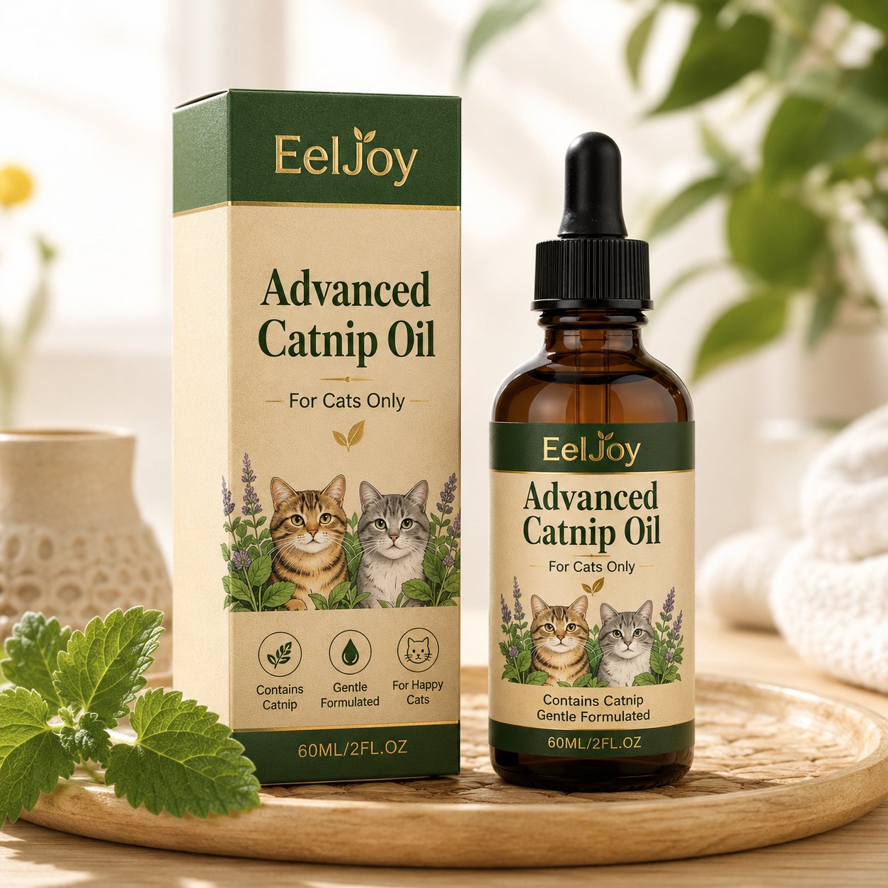 Natural Catnip Oil for Cats