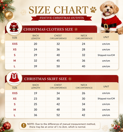 Santa Paws Christmas Dog & Cat Costume