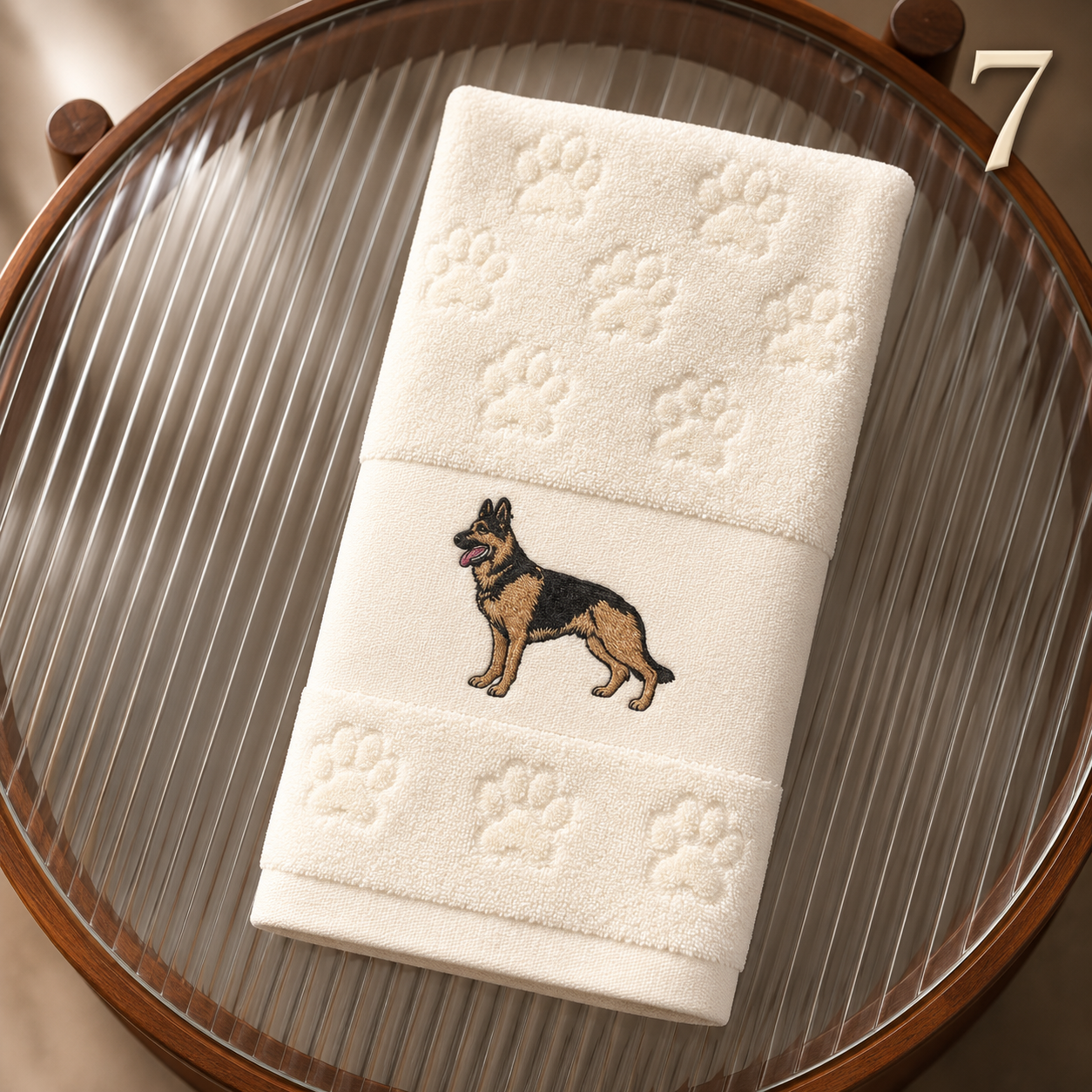 Soft Embroidered Cotton Towel