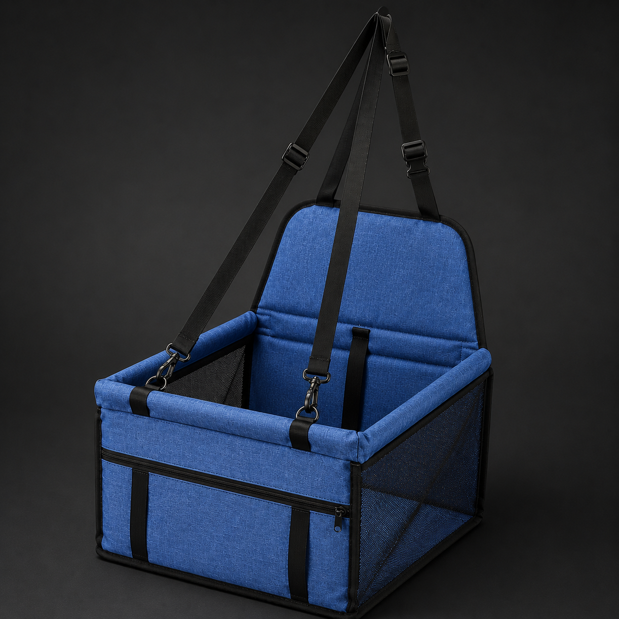 Portable Car Seat Pet Carrier Bed – Secure Travel Booster for Dogs & Cats