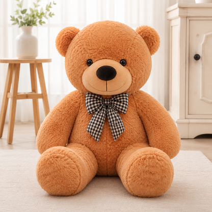 Plush Teddy Bear Companion Toy for Dogs