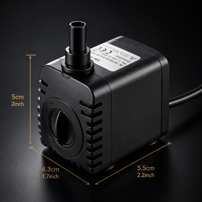Quiet Aquarium Water Pump – Adjustable Flow Submersible Pump