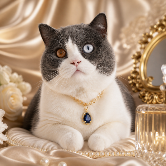 Enchanted Drop Gem Cat Collar