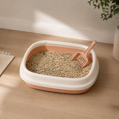 Anti-Splash Cat Litter Box
