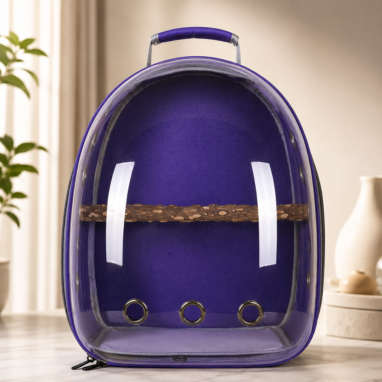 Clear View Bird Travel Backpack Carrier