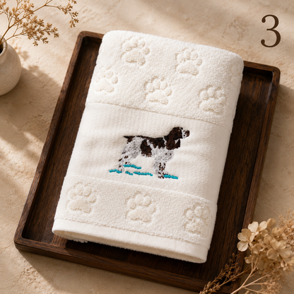 Soft Embroidered Cotton Towel