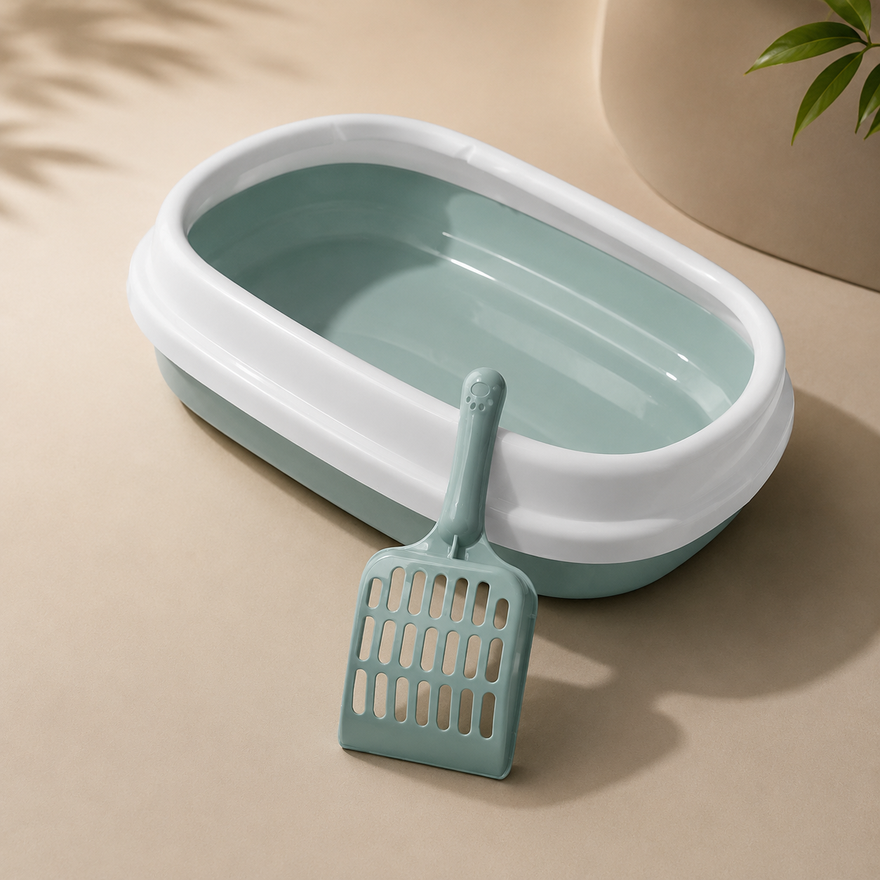Anti-Splash Cat Litter Box