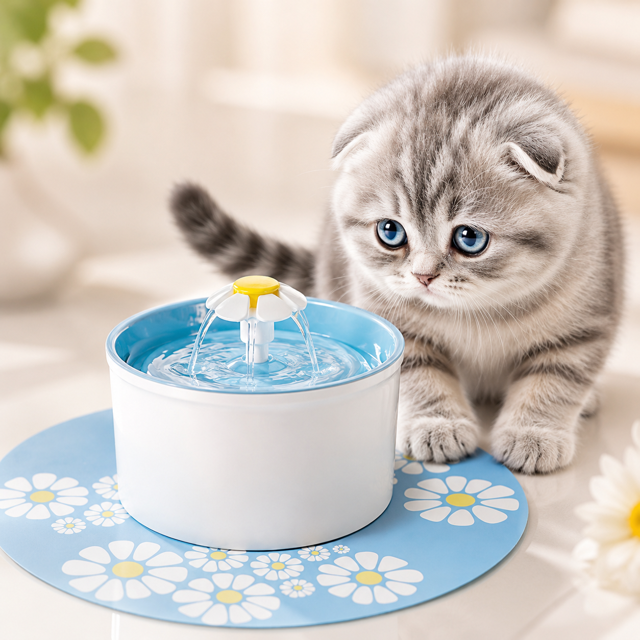 Cat Water Fountain – Quiet Flow Drinking Fountain