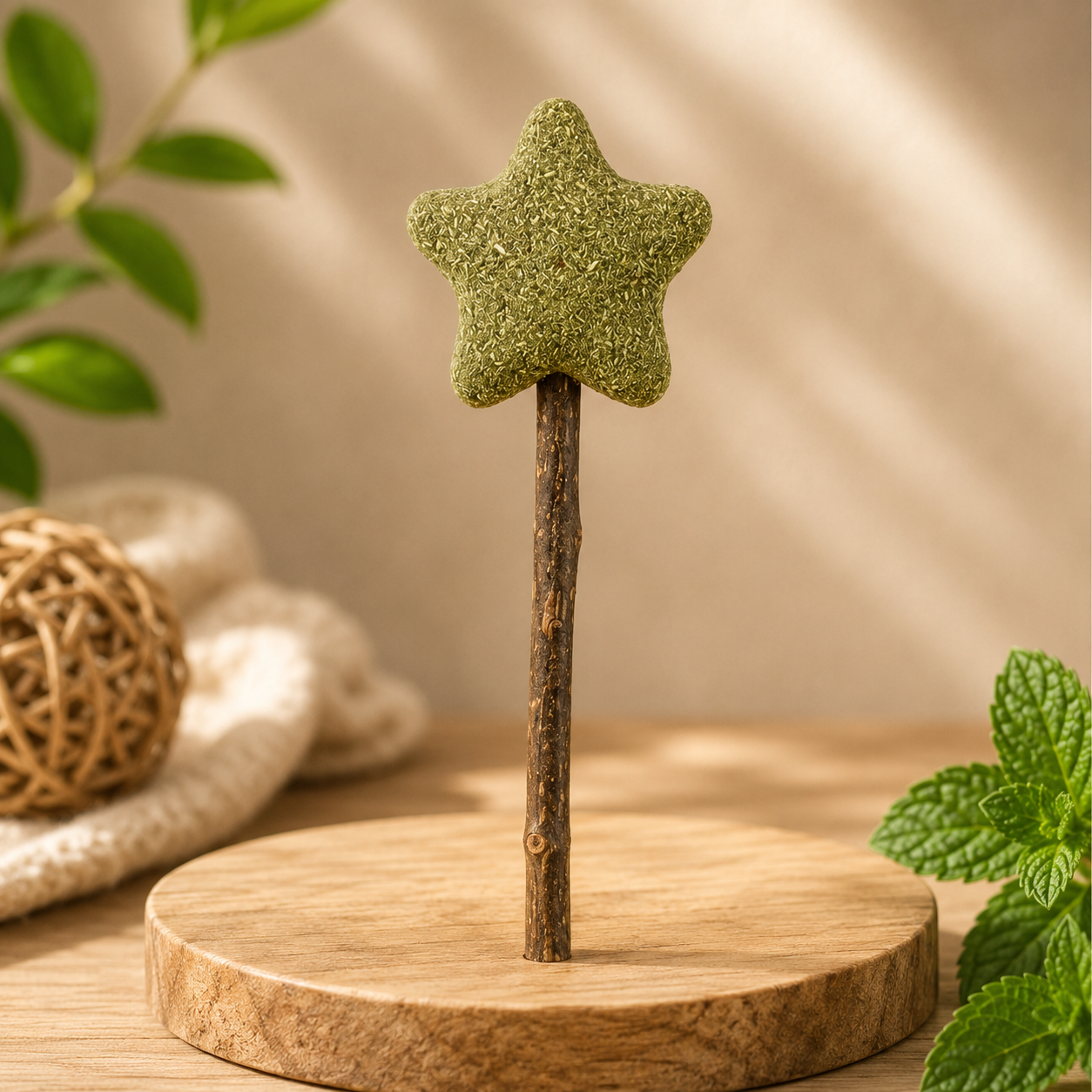 Natural Catnip Lollipop for Cats – Interactive Cat Treat Stick